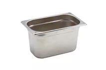 GenWare Stainless Steel Gastronorm GN 1/4 - 15cm Deep GenWare Stainless Steel Gastronorm GN 1/4 - 15cm Deep