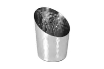 Stainless Steel Hammered Presentation Cup 300ml (10.5oz)