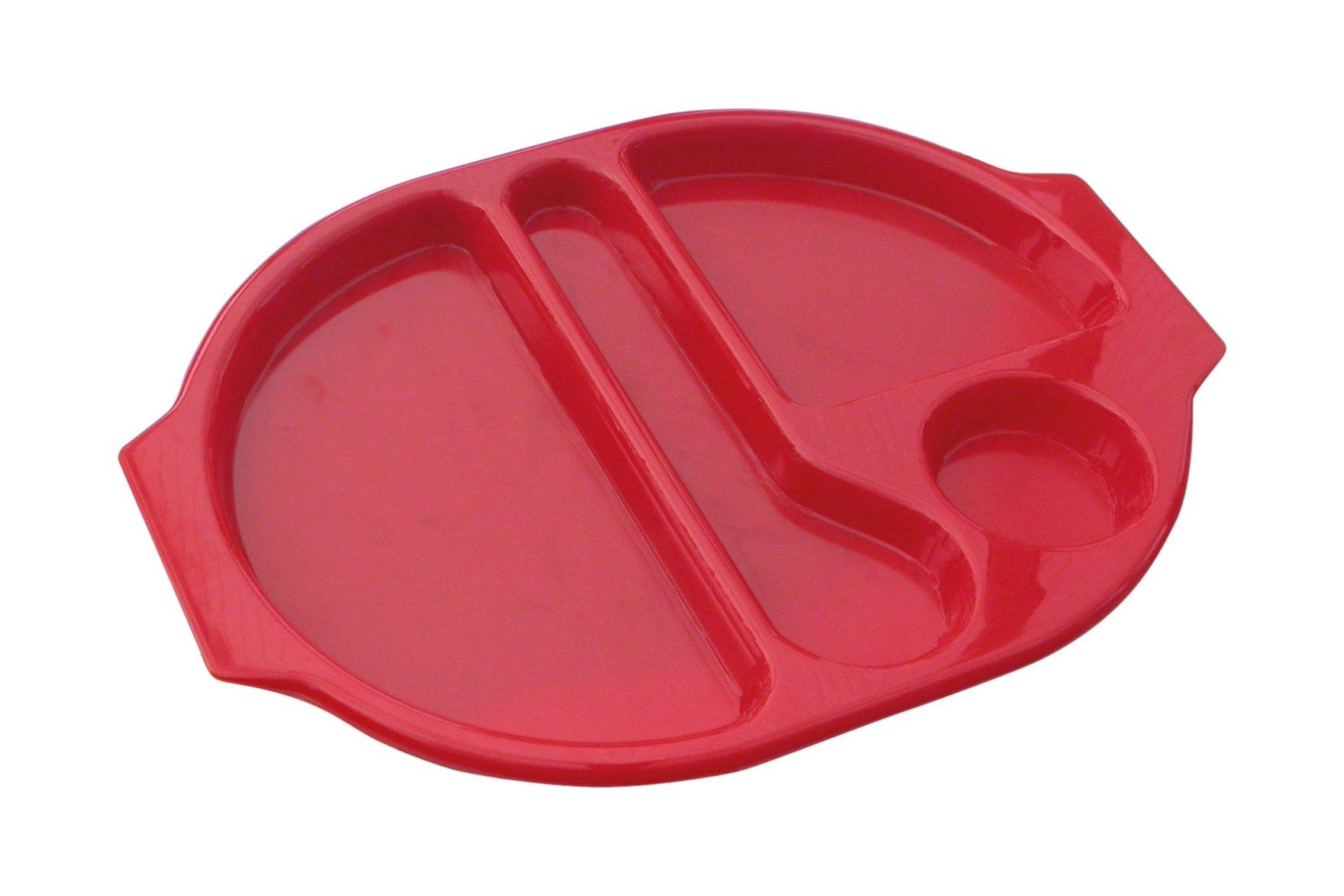 Harfield Red Polycarbonate Large Meal Tray 38x28cm (15x11"""") 1 x 1