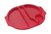 Harfield Red Polycarbonate Large Meal Tray 38x28cm (15x11") Harfield Red Polycarbonate Large Meal Tray 38x28cm (15x11")