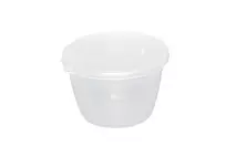 Plastic Pudding Bowl & Lid 275ml (9.67oz)