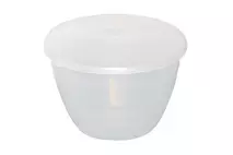 Plastic Pudding Bowl & Lid 1.1ltr (38.7oz)