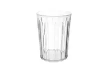 Harfield Clear Polycarbonate Fluted Tumbler 250ml (8.7oz)