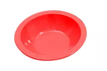 Harfield Red Polycarbonate Rimmed Bowl 15cm (6")