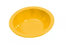 Harfield Yellow Polycarbonate Rimmed Bowl 15cm (6") Harfield Yellow Polycarbonate Rimmed Bowl 15cm (6")