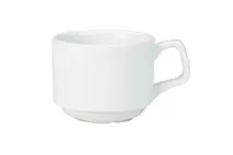 GenWare White Porcelain Stacking Cup 200ml (7oz)