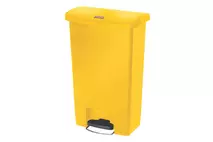 Rubbermaid Yellow Front Step On Container 50ltr (11gal)