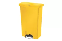 Rubbermaid Yellow Front Step On Container 50ltr (11gal) Rubbermaid Yellow Front Step On Container 50ltr (11gal)