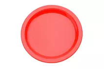 Harfield Red Polycarbonate Rimmed Plate 17cm (6.75")