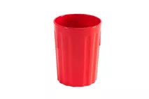 Harfield Red Polycarbonate Fluted Tumbler 250ml (8.7oz)