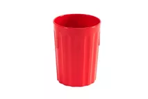Harfield Red Polycarbonate Fluted Tumbler 250ml (8.7oz) Harfield Red Polycarbonate Fluted Tumbler 250ml (8.7oz)