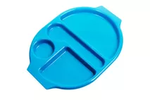 Harfield Blue Polycarbonate Meal Tray 38x28cm (15x11") Harfield Blue Polycarbonate Meal Tray 38x28cm (15x11")