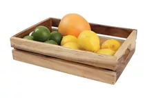 T&G Woodware Rustic Acacia Baroque Plain Display Crate T&G Woodware Rustic Acacia Baroque Plain Display Crate