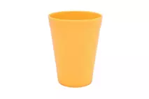 Harfield Yellow Polycarbonate Fluted Tumbler 200ml (7oz)