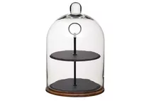 MasterClass 2 Tier Slate Cake Stand 22cm (8.5") dia x 31cm (12.25") h MasterClass 2 Tier Slate Cake Stand 22cm (8.5") dia x 31cm (12.25") h