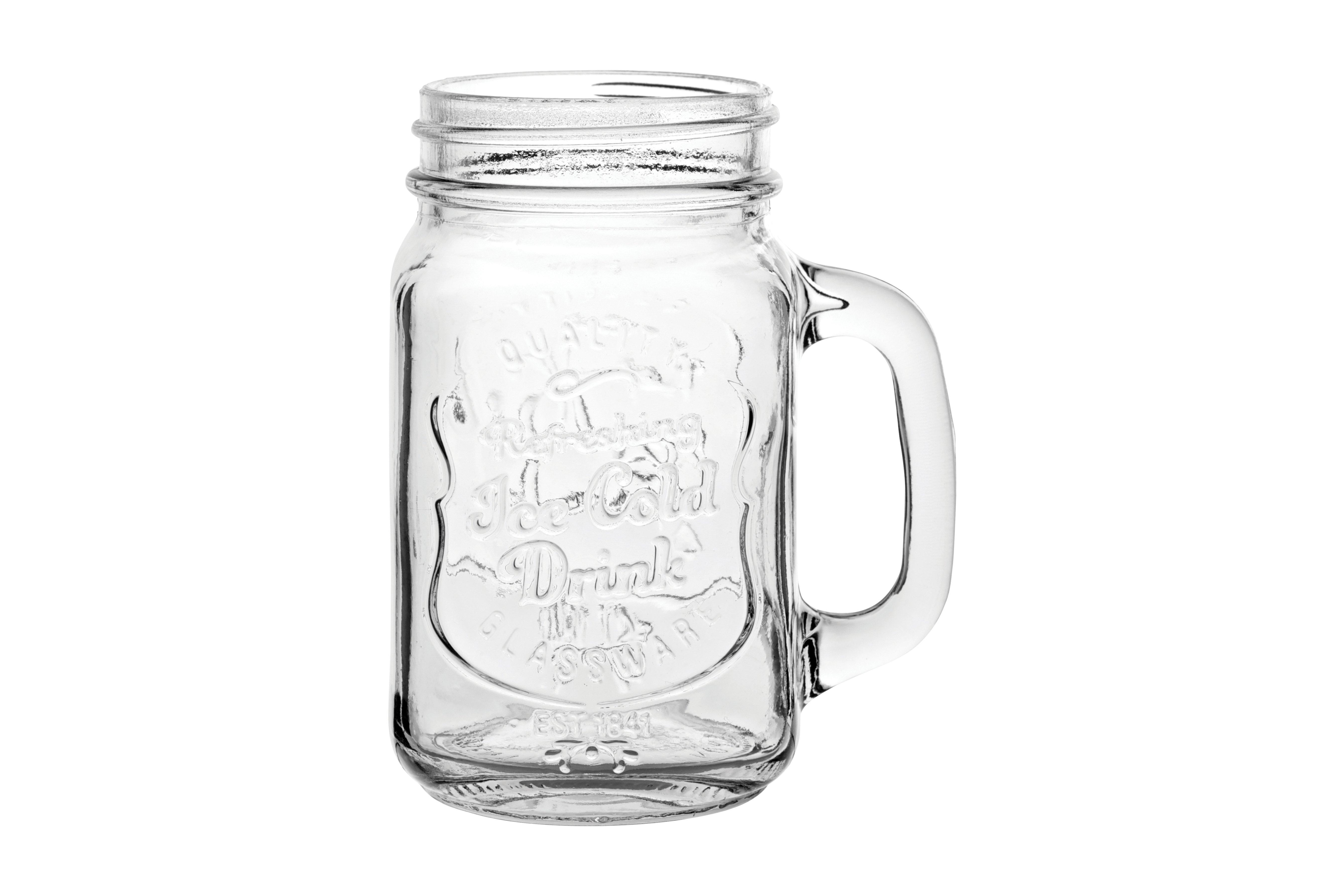 Handled Alabama Cocktail Jar 480ml (17.5oz) 1 x 24