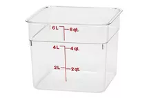 Cambro CamSquare Polycarbonate Container 5.7ltr (200oz) Cambro CamSquare Polycarbonate Container 5.7ltr (200oz)