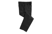 Tibard Black Polycotton Elasticated Trousers X Large