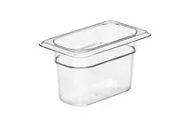 Cambro Clear Polycarbonate Container GN 1/9 - 10cm Deep Cambro Clear Polycarbonate Container GN 1/9 - 10cm Deep