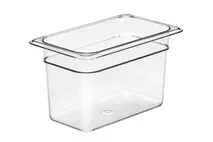 Cambro Clear Polycarbonate Container GN 1/4 - 10cm Deep Cambro Clear Polycarbonate Container GN 1/4 - 10cm Deep