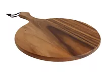 T&G Woodware Rustic Acacia Round Handled Serving Board T&G Woodware Rustic Acacia Round Handled Serving Board