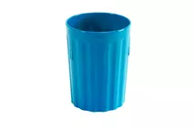 Harfield Blue Polycarbonate Fluted Tumbler 220ml (7.7oz)