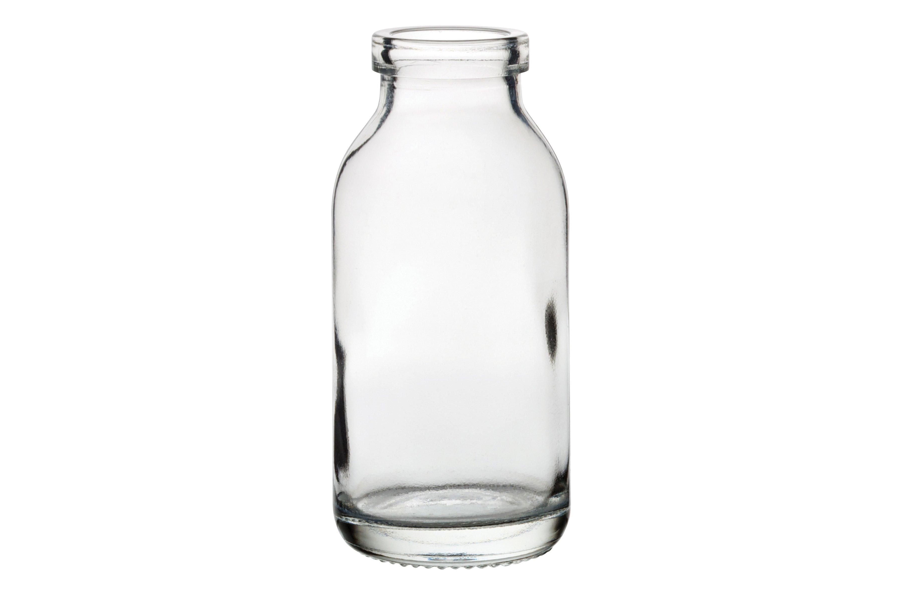 Utopia Glass Mini Milk Bottle 120ml (4oz) 1 x 6