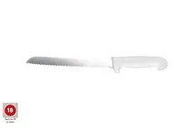 White Serrated Bread Knife 20cm (8")