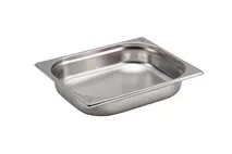 GenWare Stainless Steel Gastronorm GN 1/2 - 6.5cm Deep GenWare Stainless Steel Gastronorm GN 1/2 - 6.5cm Deep
