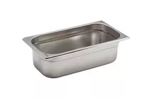 GenWare Stainless Steel Gastronorm GN 1/3 - 10cm Deep GenWare Stainless Steel Gastronorm GN 1/3 - 10cm Deep