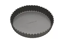 MasterClass Non Stick Round Fluted Loose Bottom Quiche Tin 22.8cm (9") MasterClass Non Stick Round Fluted Loose Bottom Quiche Tin 22.8cm (9")
