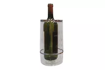 Clear Acrylic Insulated Wine Cooler 11.5cm (4.5") dia x 23cm (9") h Clear Acrylic Insulated Wine Cooler 11.5cm (4.5") dia x 23cm (9") h