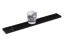 Black Plastic Bar Mat Strip 60x8cm (24x3.25")
