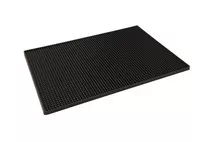Black Plastic Bar Service Mat 30x45cm (12x18") Black Plastic Bar Service Mat 30x45cm (12x18")
