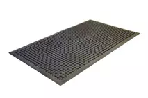 Black Anti-Slip Floor Mat 150x90cm (59c35.5")
