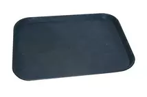 Black Non Slip Rectangular Tray 35x45cm (14x18")