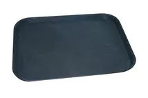 Black Non Slip Rectangular Tray 35x45cm (14x18") Black Non Slip Rectangular Tray 35x45cm (14x18")