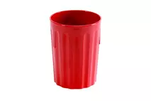 Harfield Red Polycarbonate Fluted Tumbler 220ml (7.7oz)