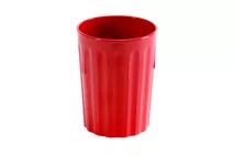 Harfield Red Polycarbonate Fluted Tumbler 220ml (7.7oz) Harfield Red Polycarbonate Fluted Tumbler 220ml (7.7oz)