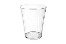 Harfield Clear Polycarbonate Fluted Tumbler 150ml (5oz) Harfield Clear Polycarbonate Fluted Tumbler 150ml (5oz)