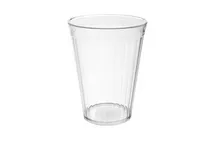 Harfield Clear Polycarbonate Fluted Tumbler 200ml (7oz) Harfield Clear Polycarbonate Fluted Tumbler 200ml (7oz)