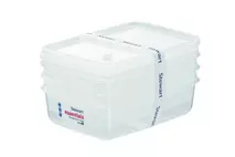 Stewart Clear Plastic Rectangular Essentials Food Container 7.5ltr (253oz)