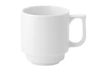 Utopia Pure White Stacking Mug 280ml (9.85oz) Utopia Pure White Stacking Mug 280ml (9.85oz)