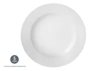 Utopia Pure White Wide Rim Plate 25.4cm (10")