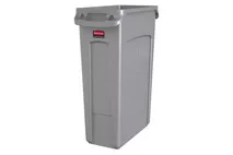 Rubbermaid Grey Slim Jim Bin 87ltr (19.1gal) 50.8x27.9x76.2cm (19.8x10.9x29.7") Rubbermaid Grey Slim Jim Bin 87ltr (19.1gal) 50.8x27.9x76.2cm (19.8x10.9x29.7")