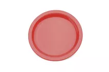 Harfield Red Polycarbonate Rimmed Plate 23cm (9") Harfield Red Polycarbonate Rimmed Plate 23cm (9")