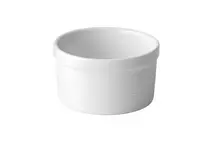 Utopia Titan White Porcelain Ribbed Ramekin 6.25oz 10cm (3.75")