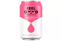 Feel Good Raspberry and Hibiscus Fruitful Sparkling Water