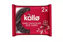 Kallo 2 Dark Chocolate Rice Cakes 33g