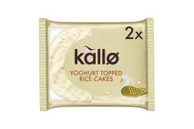 Kallo Yogurt Topped Thick Rice Cakes
